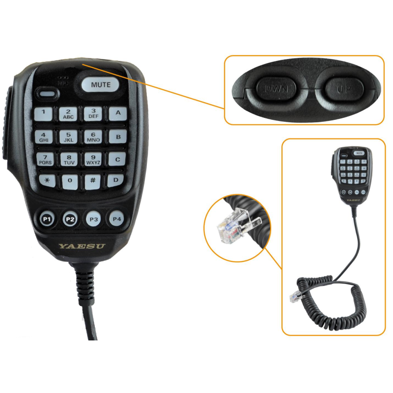 Yaesu SSM-85D DTMF Mikrofon - Phonicom Schweiz