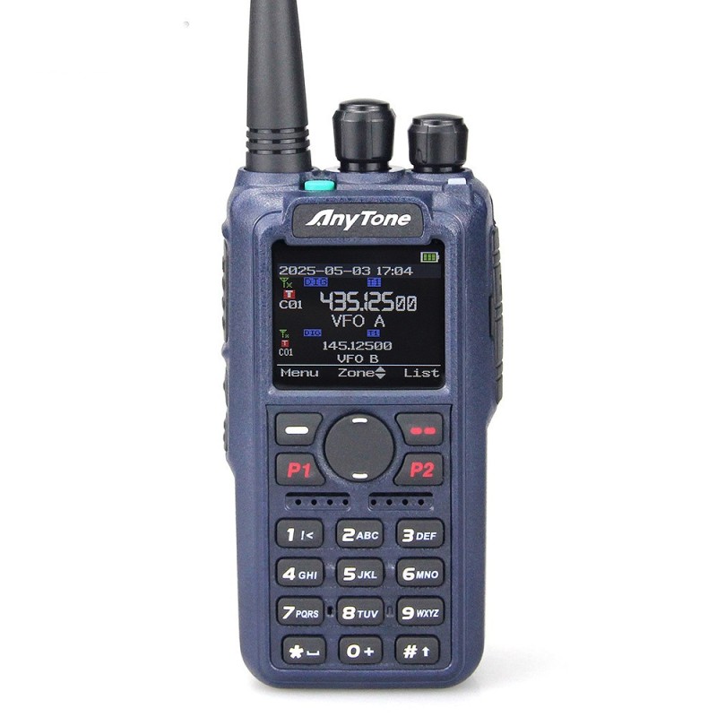 AnyTone AT-D890 Radio DMR Bi-bande Crossband | Phonicom Suisse